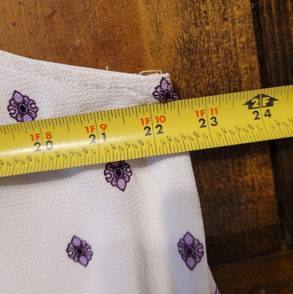 Xhilaration Sleeveless Dress White, Purple - XXL - Picture 7 of 10